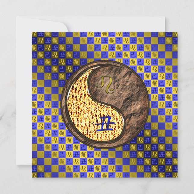 Carte Leo & Earth Ox (Devant)