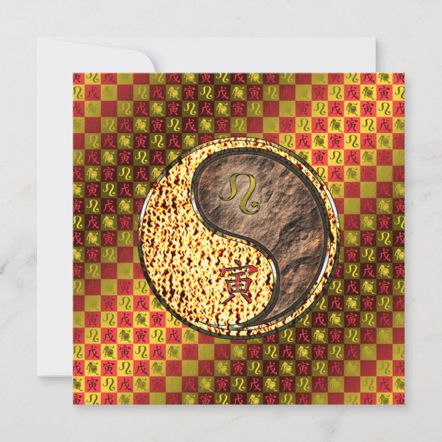 Carte Leo & Earth Tiger (Devant)