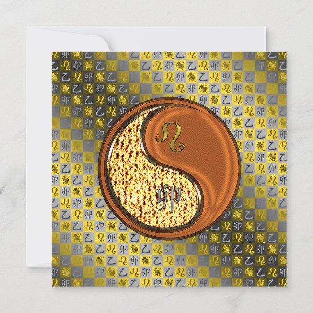 Carte Léo & Lapin Bois (Devant)