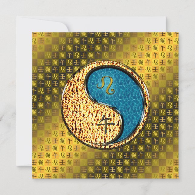 Carte Leo & Water Horse (Devant)