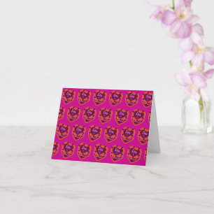 Carte Leo Zodiac Coquette Coeur gâteau d'anniversaire