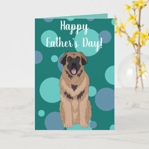 Carte Leonberger du jour du Père