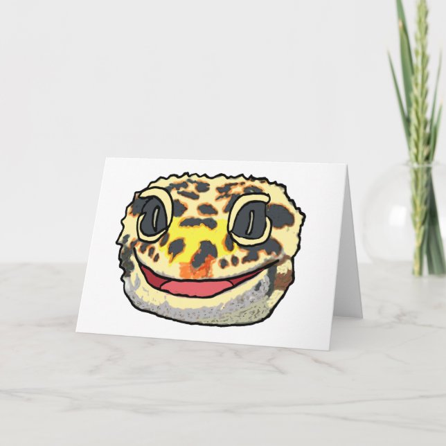 Carte Leopard Gecko (Devant)