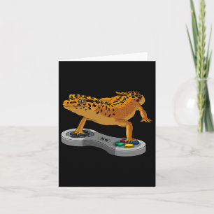Carte Leopard Gecko Bearded Dragon Cadeau Enfants Gamers
