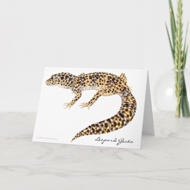 Carte Leopard Gecko Card (Devant)