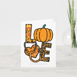 Carte Leopard Love Nurve Life Thanksgiving Scrub Top Fal