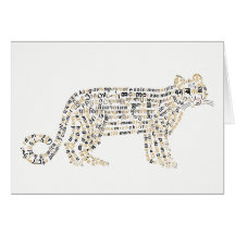 Carte Leopard Nuageuse Mondiale