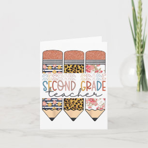 Carte Leopard Pencil, Enseignant De Deuxième Année Premi