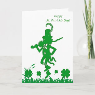 Carte Leprechaun de la Saint-Patrick