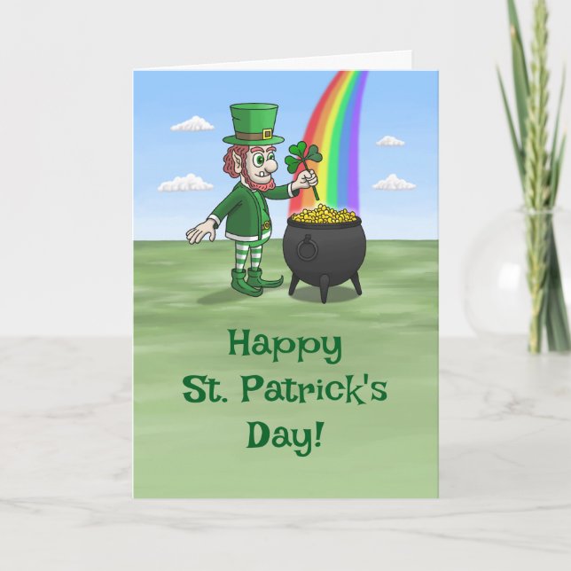 Carte Leprechauns Happy St. Patrick's Day  (Devant)
