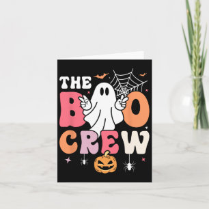 Carte L'Équipe De Boo Halloween Ghost Trick Ou Treat Squ