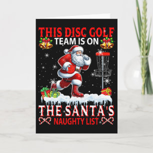 Carte L'équipe de disc golf est sur la liste des vilains