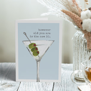 Carte Les 30 nouveaux   Amusant Salutation d'anniversair