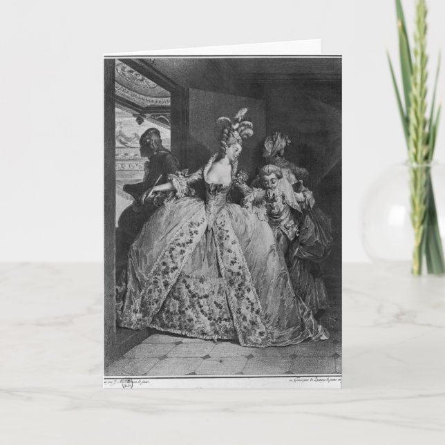 Carte Les adieux (Devant)