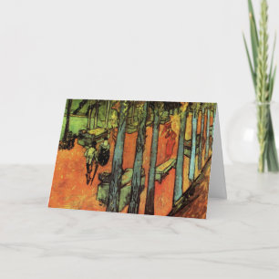 Carte Les Alyscamps, Feuilles d'automne par Vincent van 