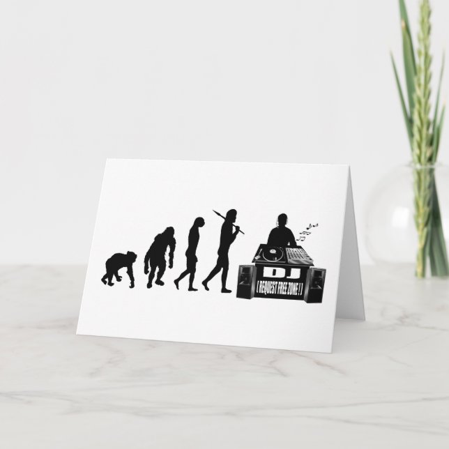 Carte Les amateurs de vinyle DJ et MC (Devant)