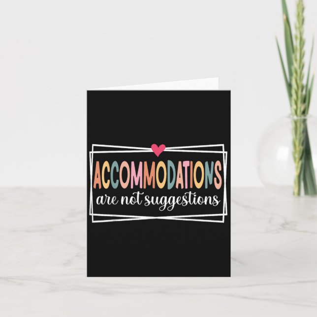 Carte Les aménagements ne sont pas des suggestions Slp,  (Devant)