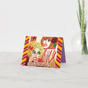 Carte LES AMIS-cartes pour notes SONT LA FAÇON DE DIEU D