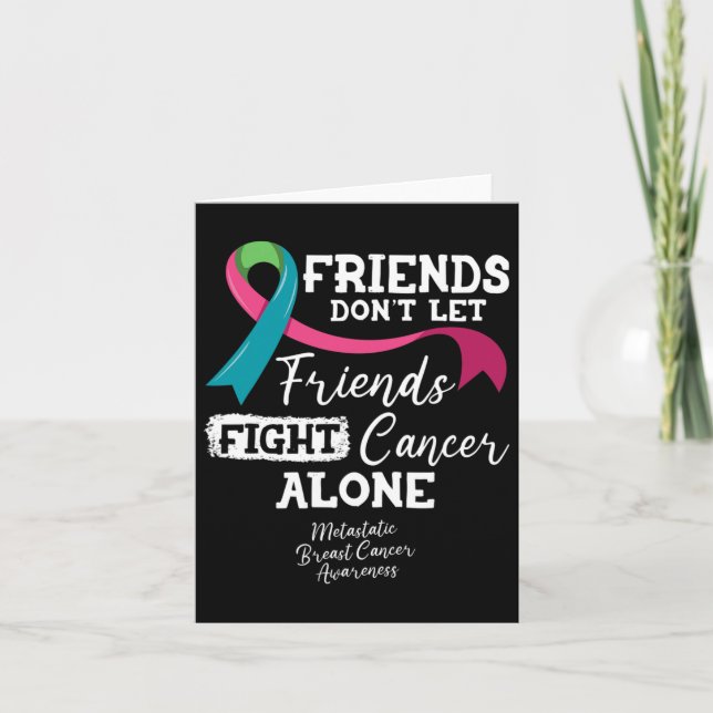 Carte Les amis ne laissent pas les amis combattre le can (Devant)