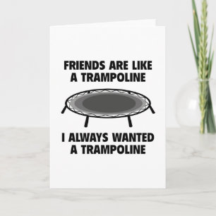 Carte Les Amis Sont Comme Un Trampoline