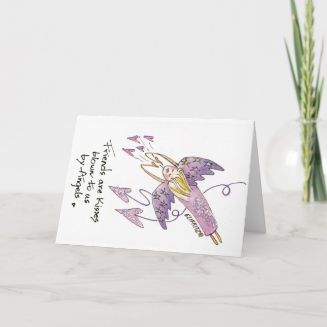 Carte Les amis sont les baisers d'Angel (Devant)