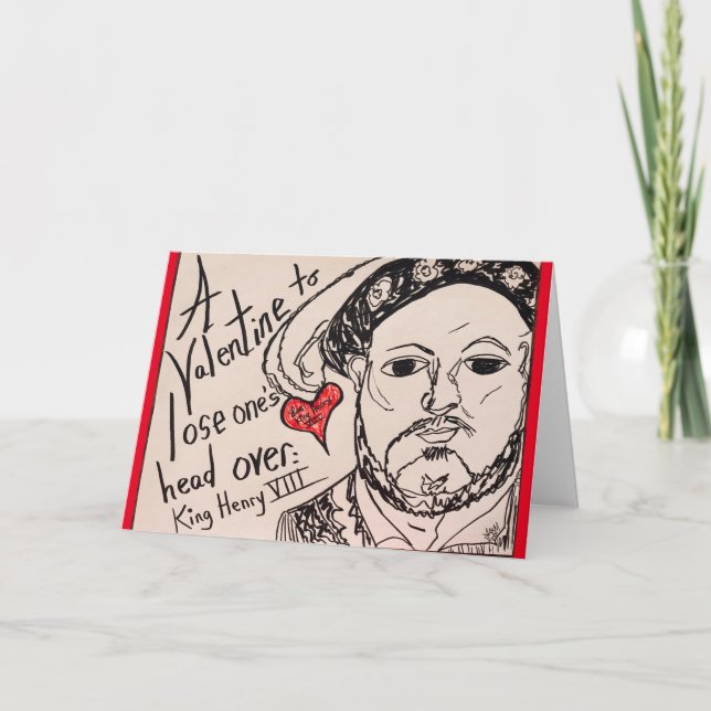 Carte Les Amours de la Saint Valentin d'Henry VIII (Devant)