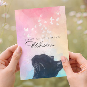 Carte Les anges ont des moustaches Sympathie pour la per