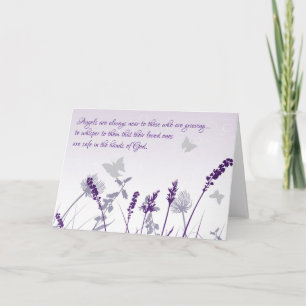 Carte Les anges sont proches de ceux qui éprouvent de la