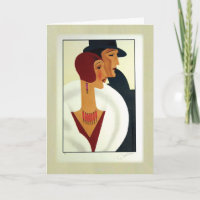 Les années 1920 de couples d'art déco