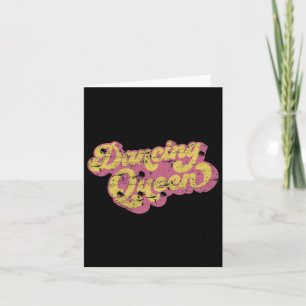 Carte Les années 70 de danse Queen Shirt Vintage Danser