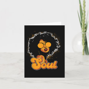 Carte les années 70 Funk Afro Femmes Soul Retro Style Vi