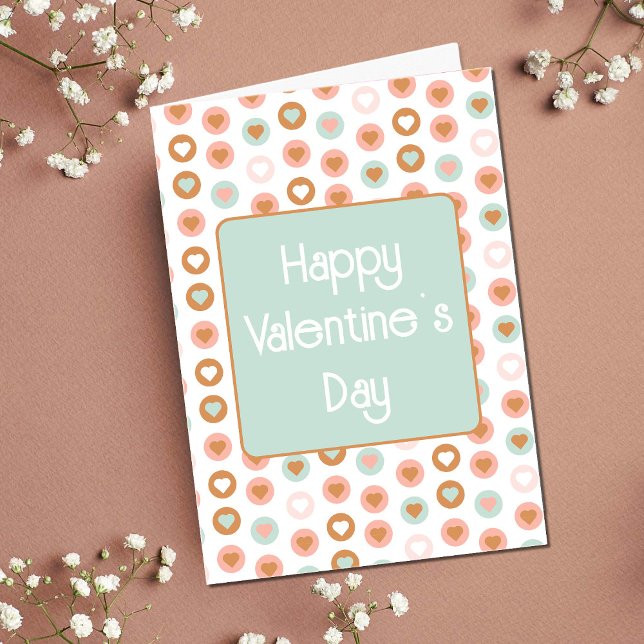 Carte Les années 70 hippy de la Saint Valentin (Créateur téléchargé)