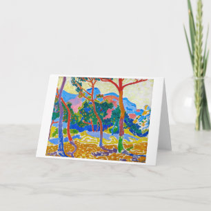 Carte Les arbres   Andre Derain
