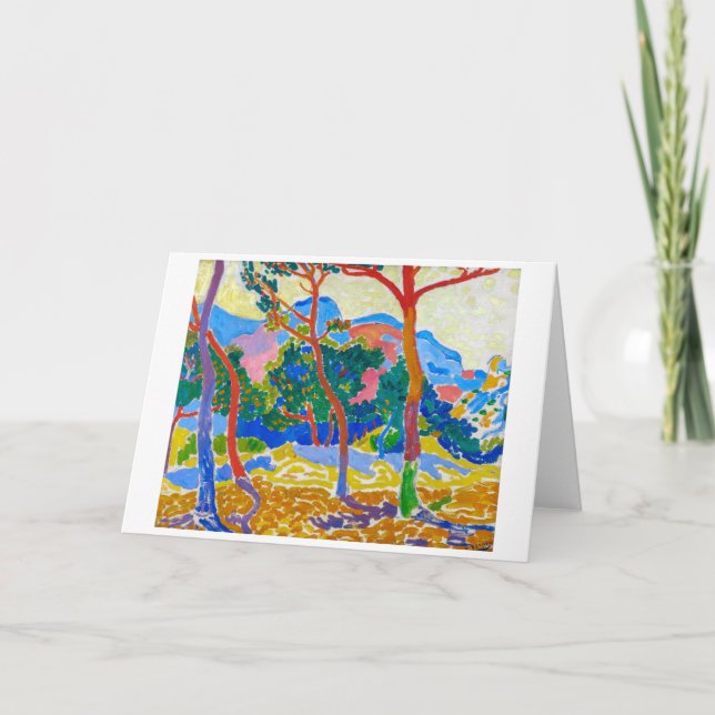 Carte Les arbres | Andre Derain | (Devant)