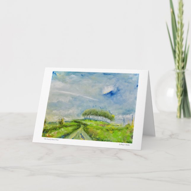 Carte Les arbres de la maison (Devant)