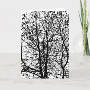Carte Les arbres d'hiver