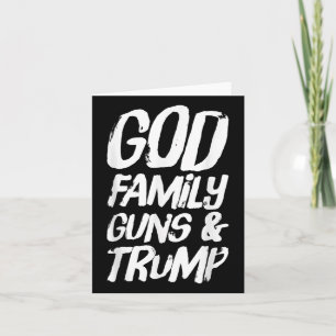 Carte Les armes de la famille Dieu &amp ; Trump remporte
