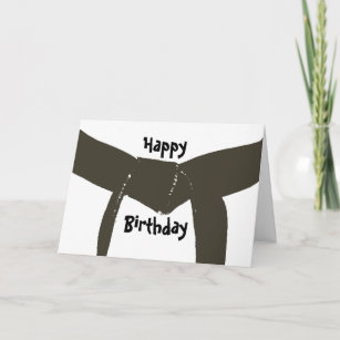 Cartes De Karate D Anniversaire Zazzle Fr