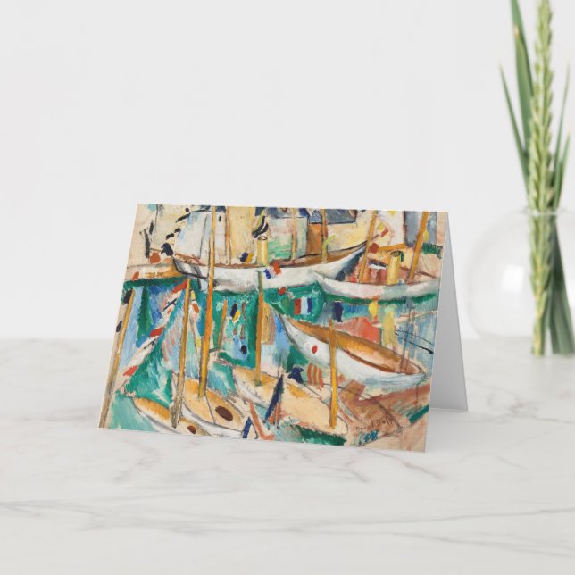 Carte Les Bateaux | Raoul Dufy (Devant)