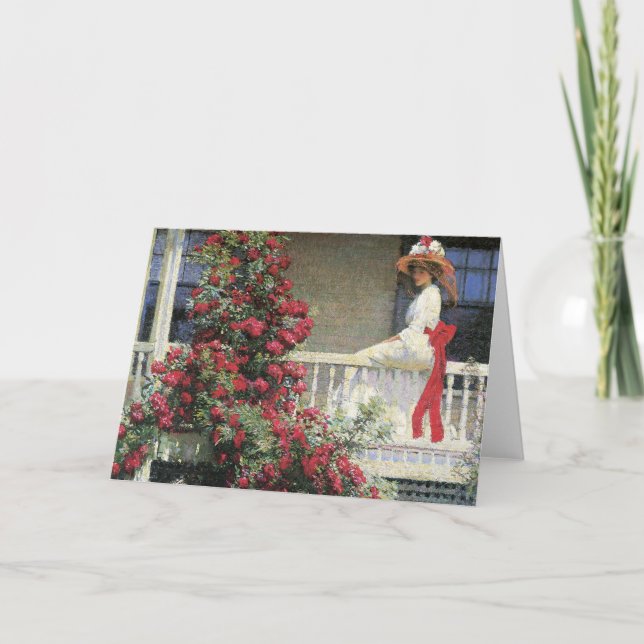 Carte Les beaux-arts cramoisis de randonneur (Devant)