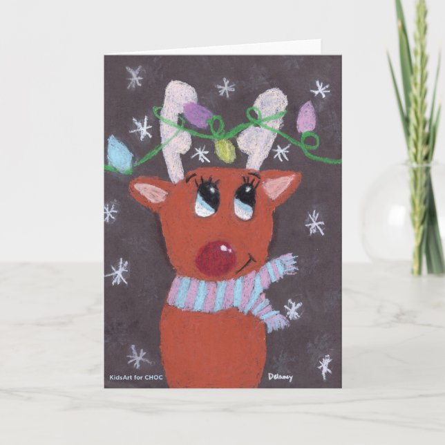 Carte Les bois scintillants de Rudolph - KidsArt pour CH (Devant)