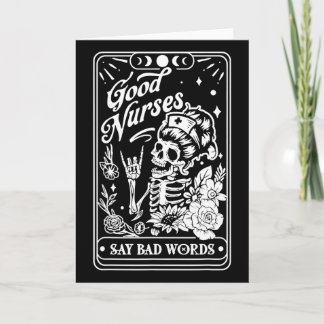 Carte Les Bonnes Infirmières Disent des Mots en D Infirm