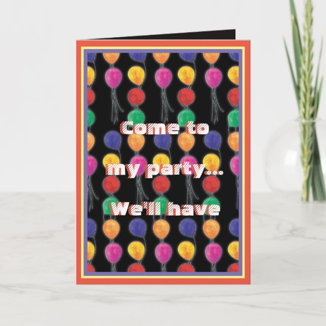 Carte Les bons moments de l'explosion du ballon (Devant)