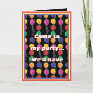 Carte Les bons moments de l'explosion du ballon