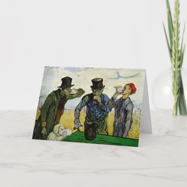 Carte Les Buveurs par Vincent van Gogh (Devant)