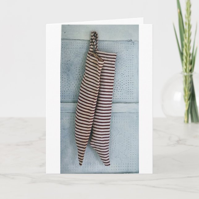 CARTE LES CADEAUX SONT ENVELOPPÉS/L'ARBRE EST TRIMMÉ MER (Devant)