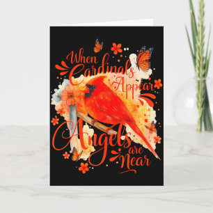 Carte Les cardinaux apparaissent lorsque les anges sont