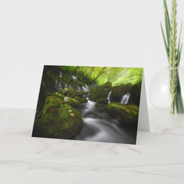 Carte Les cascades | Cascades de Satoyama Kisakata (Devant)