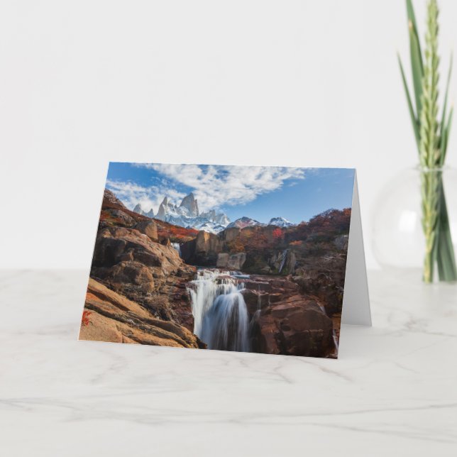 Carte Les cascades | Fitz Roy Mountain, Argentine (Devant)