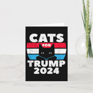 Carte Les chats pour l'élection de Trump 2024